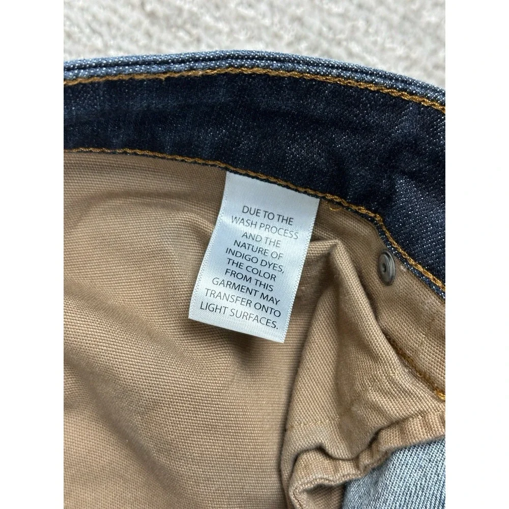 Duluth Trading Jeans Mens 37x34 Blue Ballroom Double Flex Straight Leg Denim